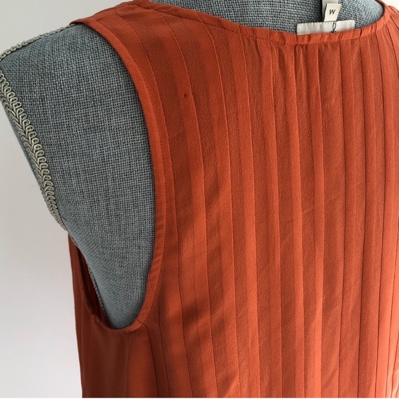 Joie Topaz 100% Silk Pleated Mini Dress - Picture 6 of 11